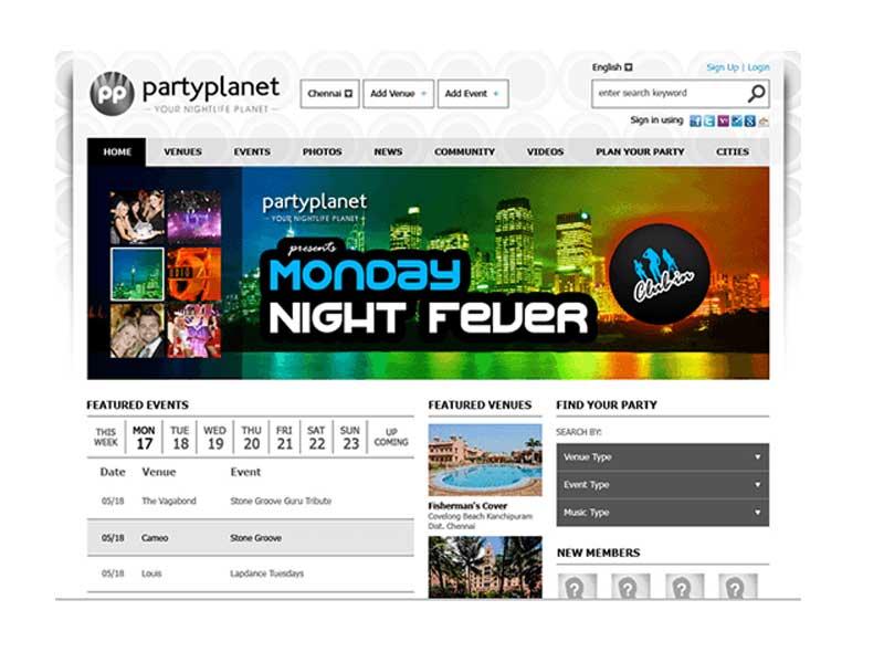 Partyplanet - Clubplanet Clone Thumbnail