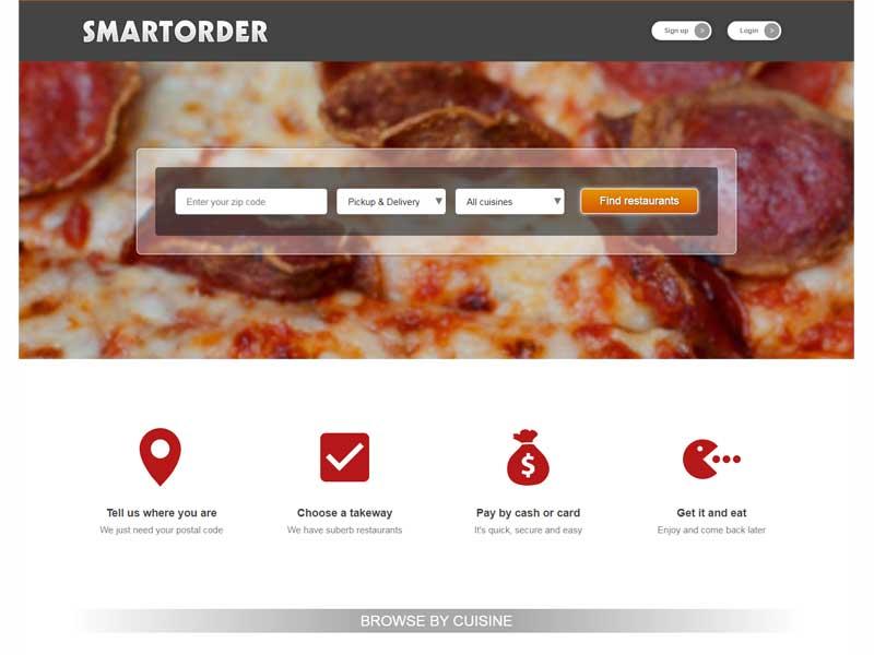 Joomla Based Food Delivery Website Thumbnail