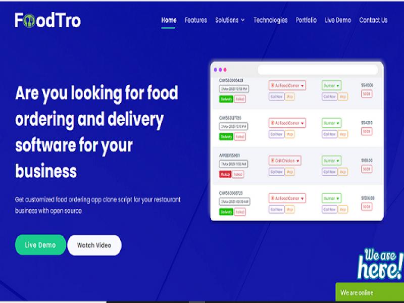 Online Food Ording Script | Food Delivery Script Thumbnail