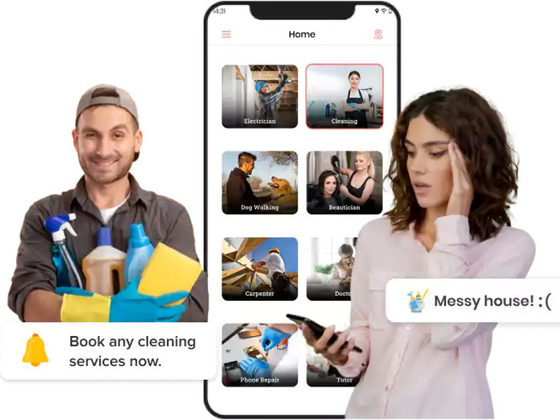 Build your own on-demand service marketplace with the Angi Clone Script by Elluminati Inc