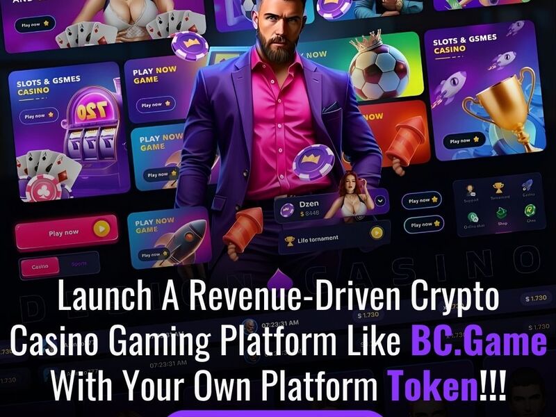 Feature-Rich BC.Game Clone Script by Dappsfirm Thumbnail