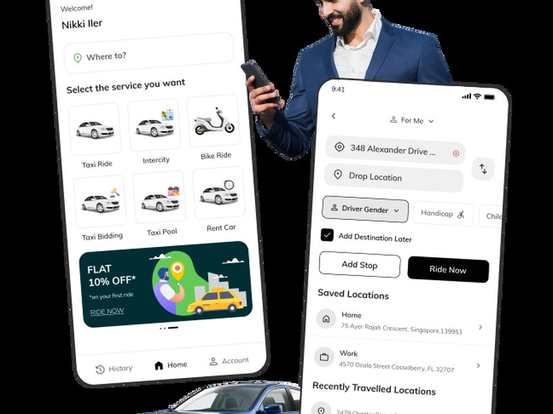Uber Clone App – White Label Taxi Booking with Source Code Thumbnail