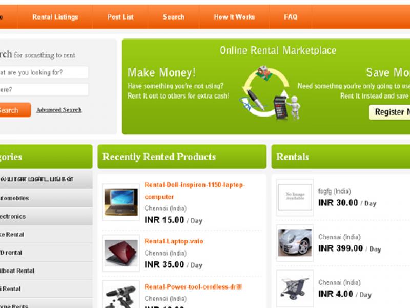 PHP Classifieds Rental Script Thumbnail