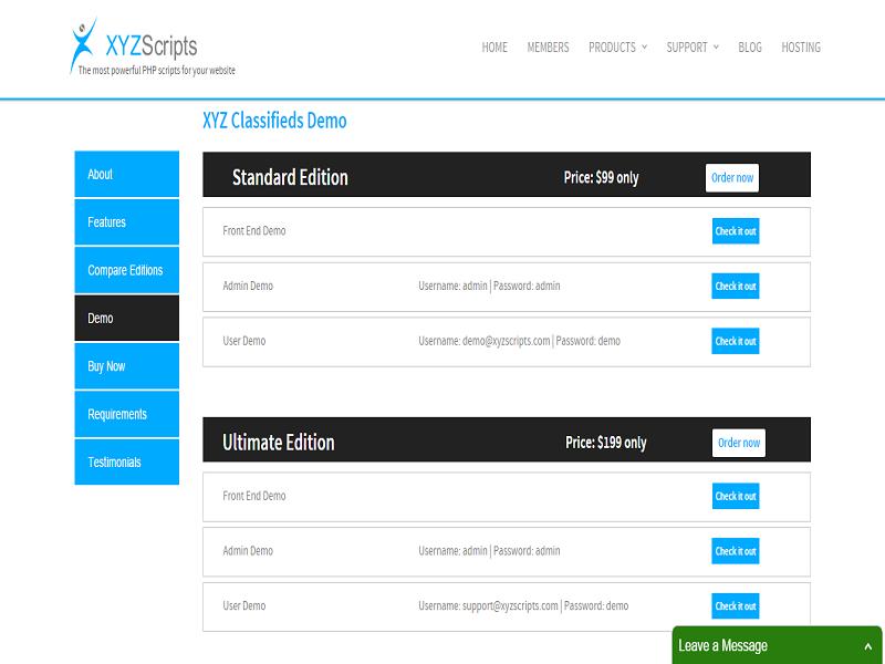XYZ Classifieds Script in PHP Thumbnail