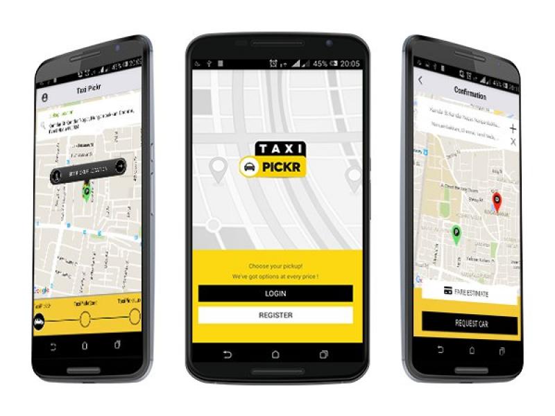 Uber Clone - Taxi Pickr - Taxi Booking Script Thumbnail