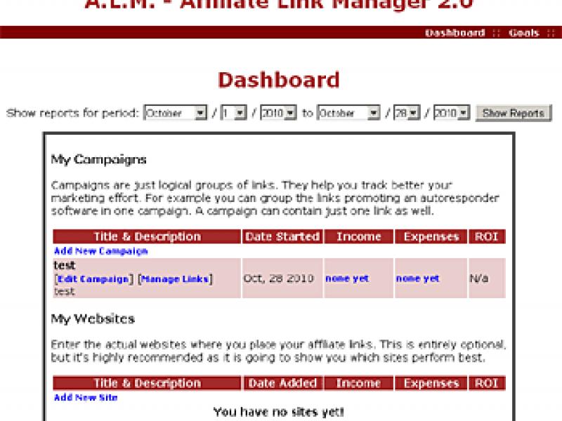 ALM Affiliate Link Manager - PHP Affiliate Script Thumbnail