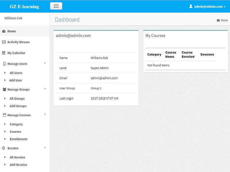 GZ E Learning Platform - E Learning PHP Script Thumbnail