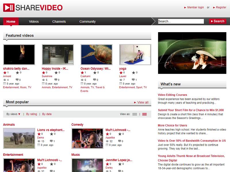 Online Video Sharing PHP Software Thumbnail