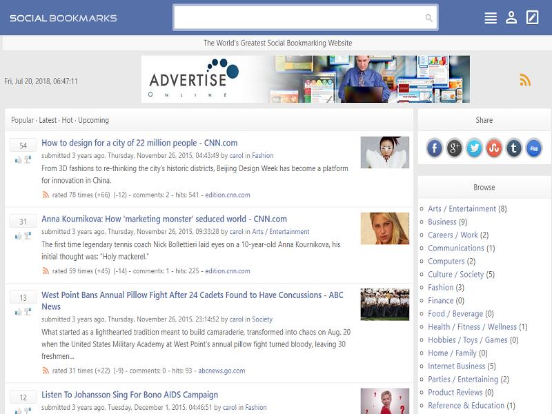 PHP Social Bookmarking Script - phpSoftPro Thumbnail