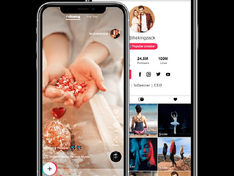 Video dubbing and sharing social media application like TikTok Thumbnail